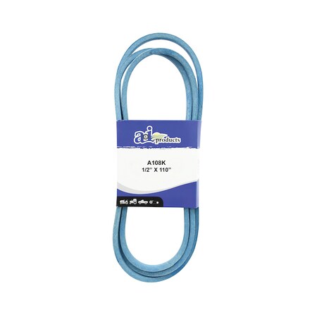 A & I Products Aramid Blue V-Belt (1/2" X 110" ) 19" x5" x2" A-A108K